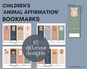 Animal Affirmation Bookmarks for Children - Empower Positive Behaviour in Children - Educational Teaching and Learning Resources