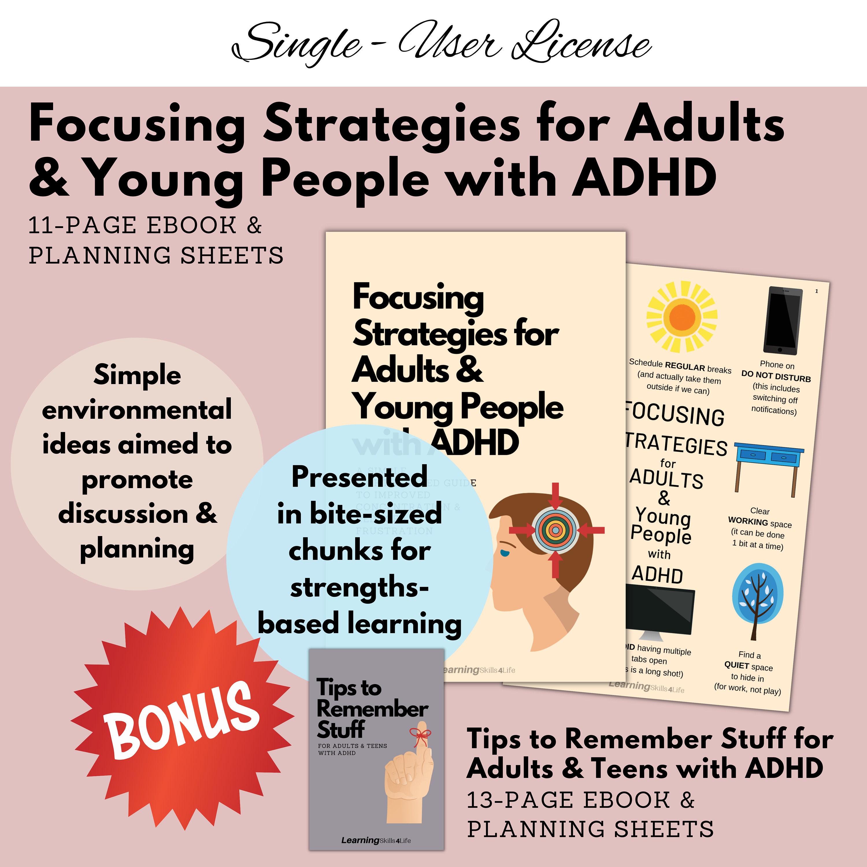 Focusing Strategies for Adults & Young People With ADHD - Home, School ...