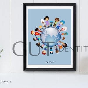 People of the World 2- Digital Download PDF PNG JPG - Diversity - Inclusion - Community -  Equality - Inclusive Culture - Human Connection