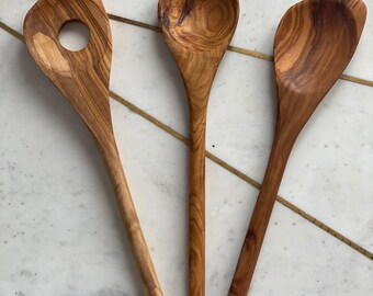 Set of spoons , cooking Spoons , personalized spoons , wooden kitchen utensils , gift