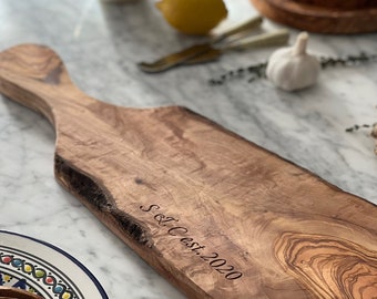 Large charcuterie board | cutting board | Personalized cutting board | wedding gift | Housewarming gift | Christmas gift