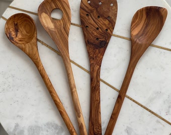 Wooden Kitchen utensils - Cooking Spoons , Spatula , personalized wooden utensils , wooden kitchen utensils , gift