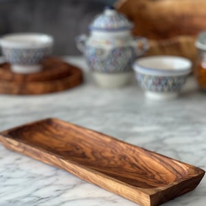 Wooden plate | sushi plate | serving platter | wooden dish | dining plate | dessert plate | Christmas gift | gift for him | gift for her