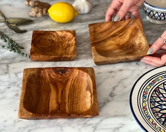 Set of plates , Wooden plates , wooden dish, Christmas gift, gift for her, gift for him, wedding gift