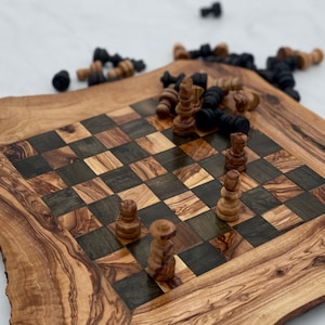 chess board, wooden chess board, chess set , wood chess board, birthday gift , gift for him, gift for her, wedding gift