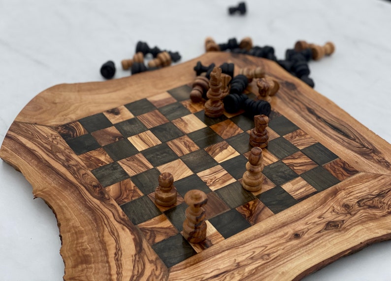 chess board, wooden chess board, chess set , wood chess board, birthday gift , gift for him, gift for her, wedding gift