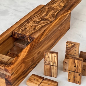 Personalized wooden dominoes gift box for gifting with storage box | Dominos set | indoor family games | family and kids game