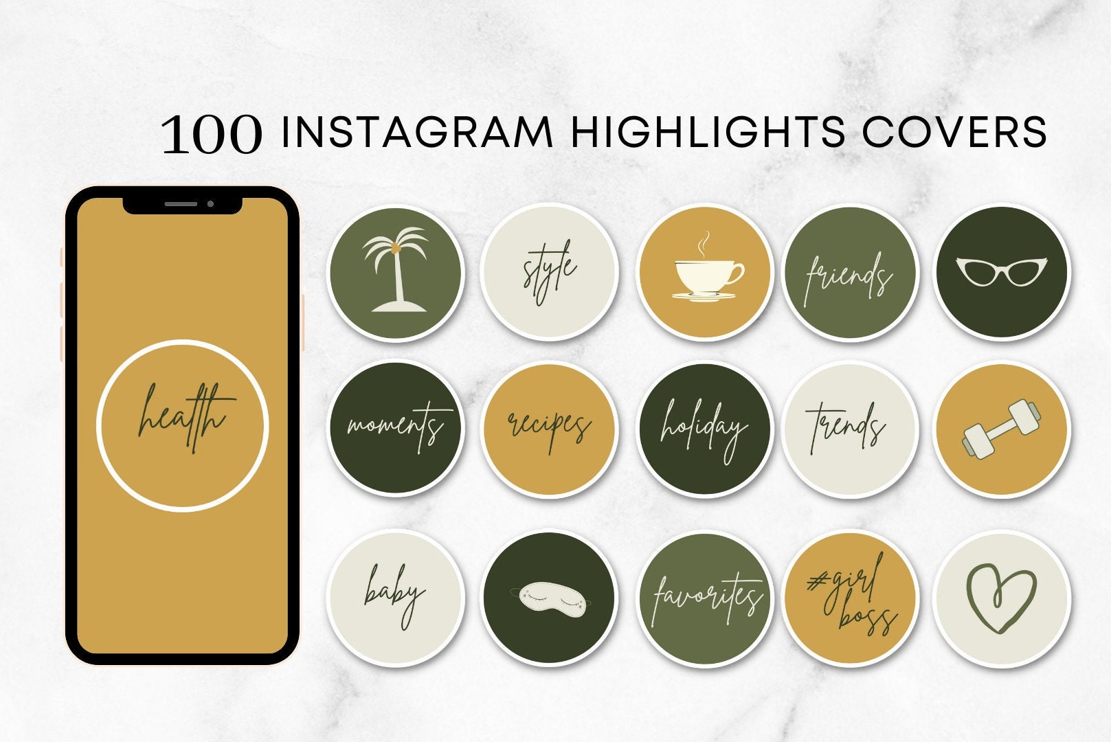 100 Instagram Story Highlight Icons Instagram Highlight - Etsy