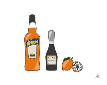 Aperol Spritz Print
