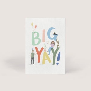 Big Yay Grußkarte | DIN A6