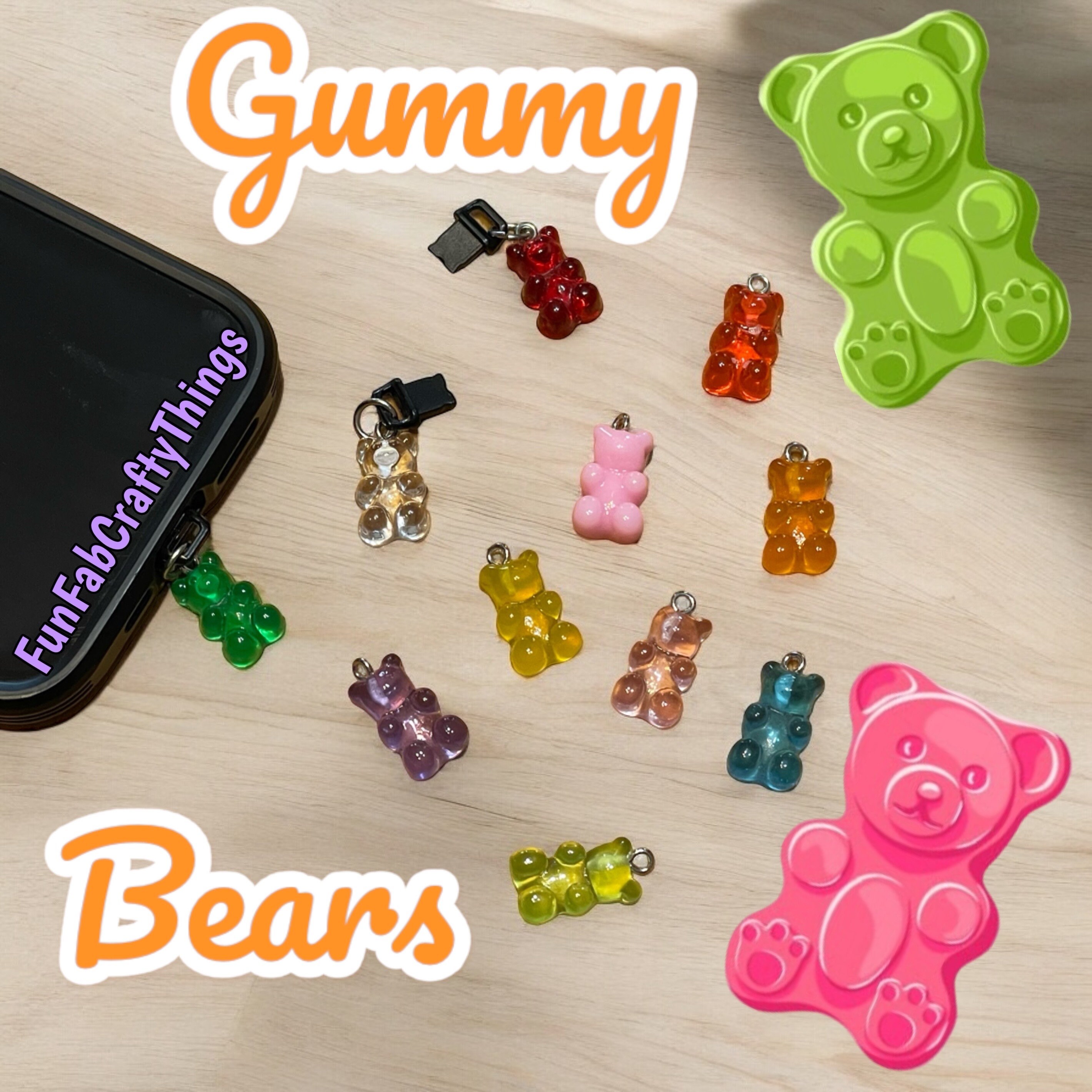 Dust Plug Charms Gummy Bears