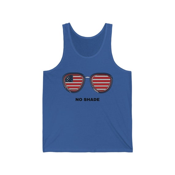 Débardeur Femme Américain Style Drapeau USA - Rouge Blanc Bleu - Taille S - Occasion Très Bon État