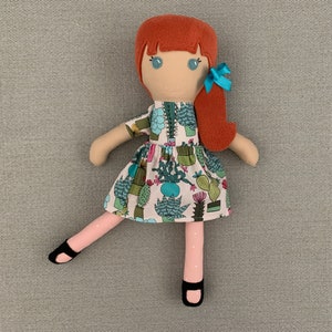 Red head doll, Red haired doll, Blue eye Doll, Just like me doll, Look alike doll, Girl Birthday gift, Keepsake doll, Plush Doll