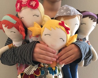modern rag dolls