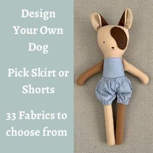 Dog Doll Custom Lovey Dog Plushy Design Your Own Farm Barnyard Nursery Baby Shower Gift Girl Birthday Boy Birthday Pet Look a like