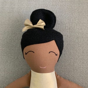 Misty Copeland Doll, Black Ballerina, Girl Power Doll, Inspirational Women, Feminist Doll, Brown Skin Doll, Cloth Doll, Fabric Doll image 4