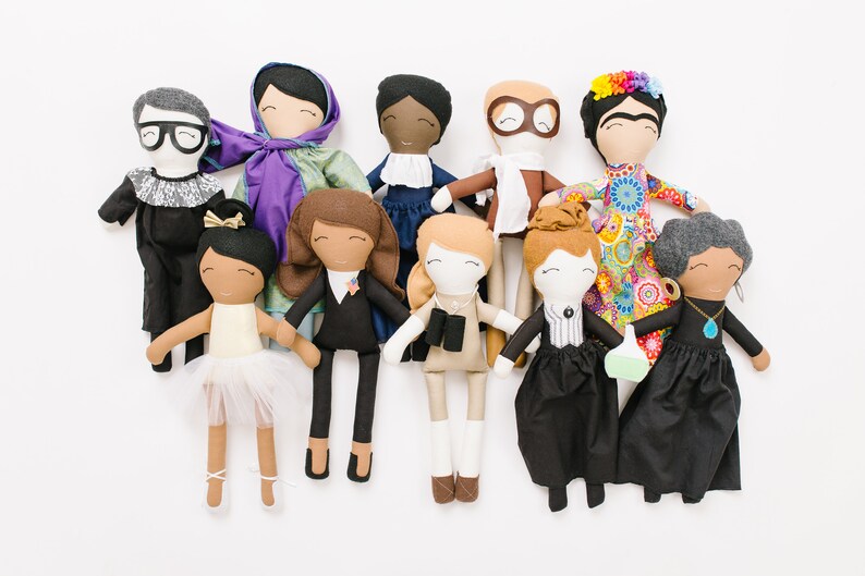 Misty Copeland Doll, Black Ballerina, Girl Power Doll, Inspirational Women, Feminist Doll, Brown Skin Doll, Cloth Doll, Fabric Doll image 10