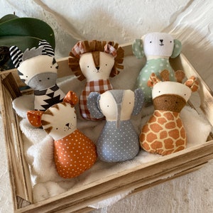 Jungle Safari Nursery Stuffed Animals, Nursery Decor, Nursery Decorations, Jungle Safari Toys, Lion Monkey Zebra Elephant Tiger Giraffe
