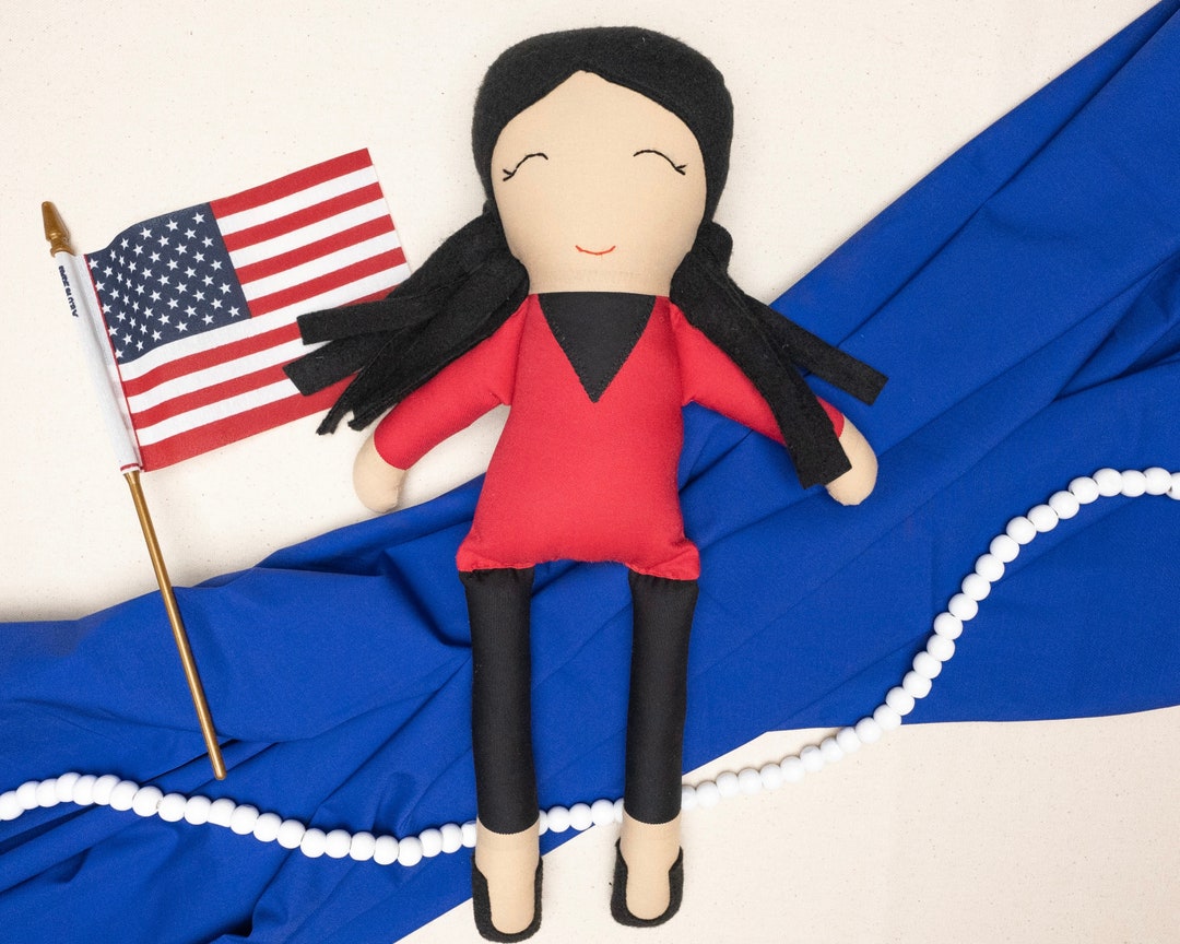 AOC Doll, Alexandria Ocasio-cortez Doll, Girl Power Doll, Inspirational ...