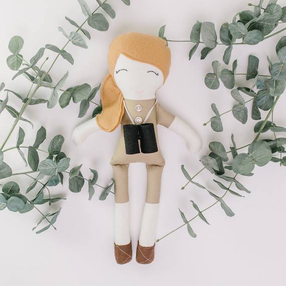 Jane Goodall Doll Safari Doll Inspirational Women Girl Power
