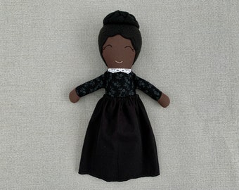 Ida B Wells Doll, Women In History, Inspirational Women, African American Doll, Black Doll, BIPOC Doll, Civil Rights Doll, Journalist Doll