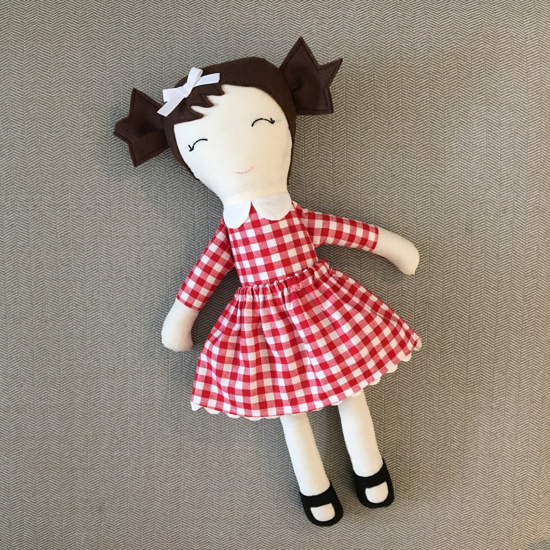 Cloth Doll, Fabric Doll, Modern Rag Doll, Soft Doll - Etsy