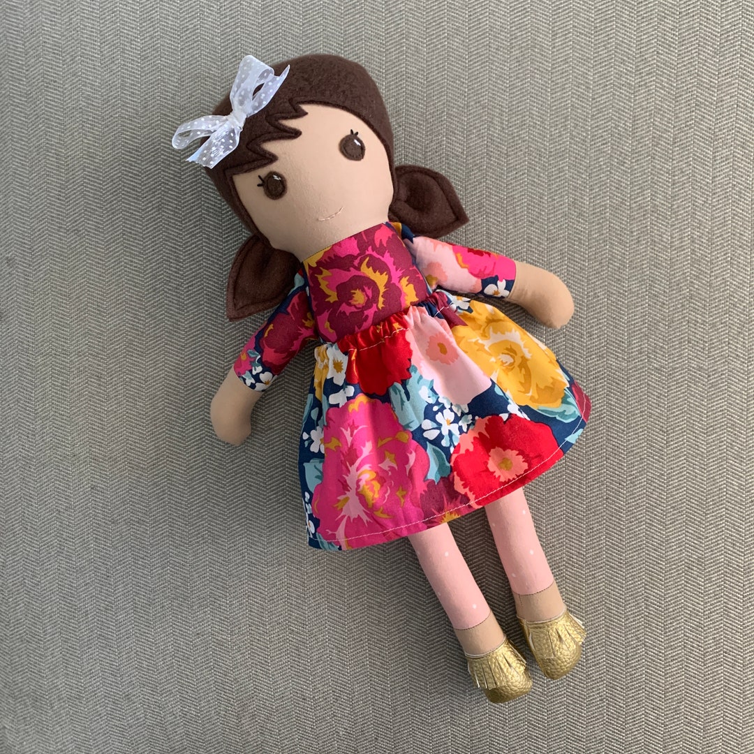 Cloth Doll, Fabric Doll, Modern Rag Doll, Soft Doll - Etsy