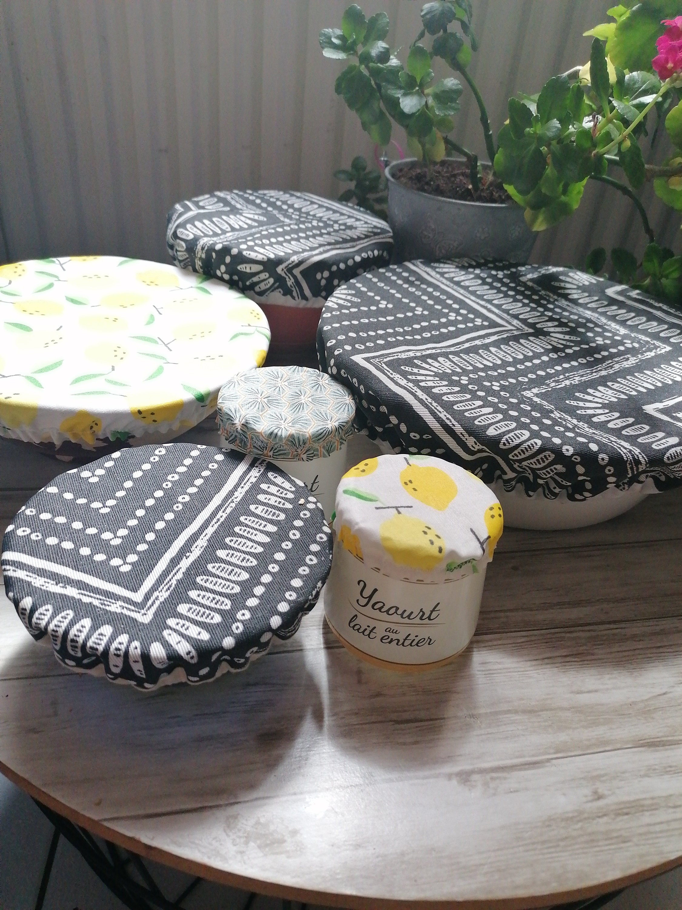 Charlotte Couvre Plat en Coton Alimentaire