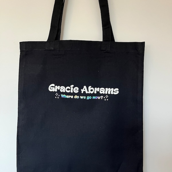 Gracie Abrams Tote Bag - Where Do We Go Now Tote Bag