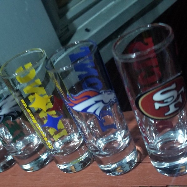 Sport Shot Glass -  4 piece set