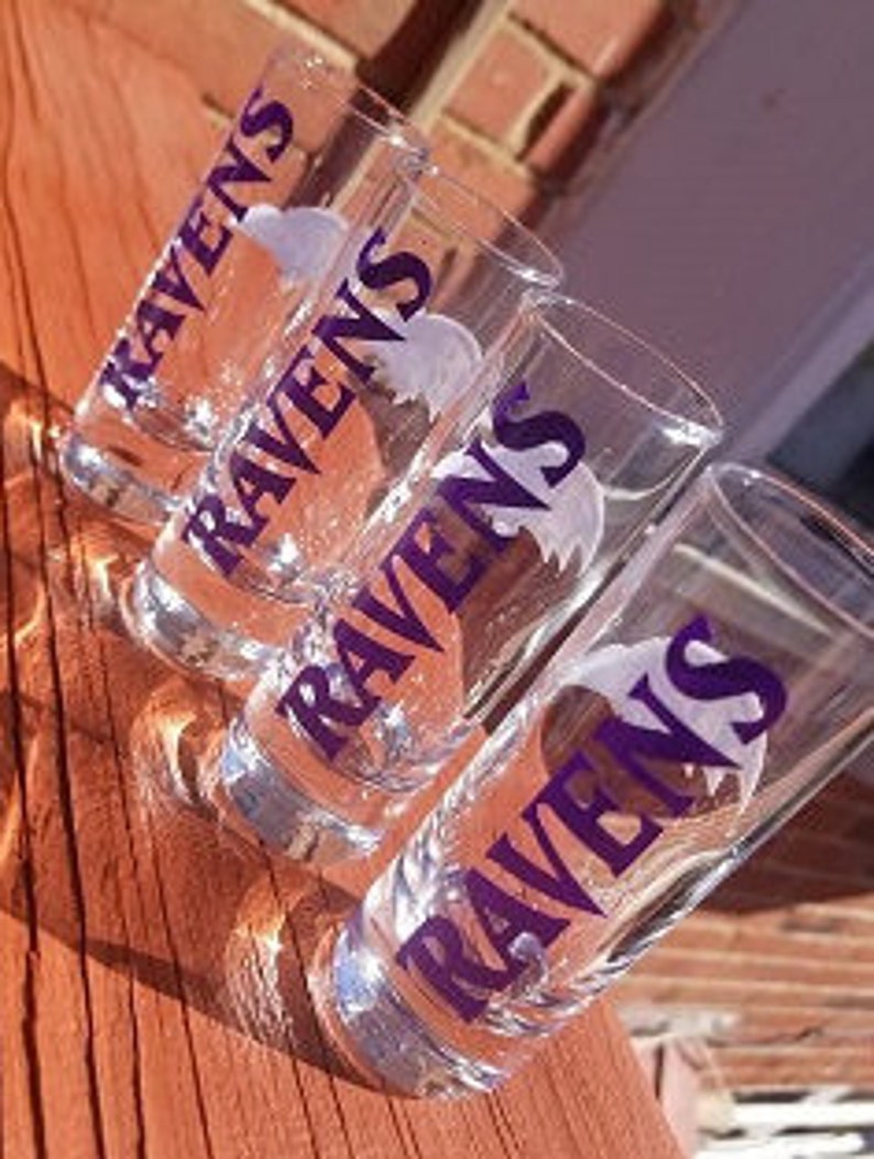 Sport Shot Glass 4 Piece Set Etsy