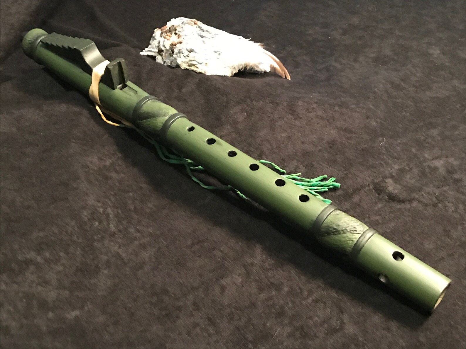 Stunning Native American Wood Flute by Billy Crowbeak Etsy