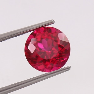 9x9 MM - AAA Flawless Pegion Red Mozambique Ruby Round Loose Gemstone Cut, Fine Quality Ruby Pendant & High Jewelry Making Gemstone Cut