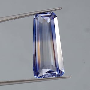 AAA Flawless Blue Bi Color Ceylon Sapphire Loose Fancy Baguette Gemstone Cut,ine Quality Sapphire Pendant & Jewelry Making Gemstone 18.25 Ct