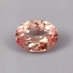 AAA Flawless Peach Ceylon Padparadscha Sapphire Loose Oval Gemstone Cut,  Fine Quality Padparadscha Ring And Jewelry Making Gemstone 9x6 MM