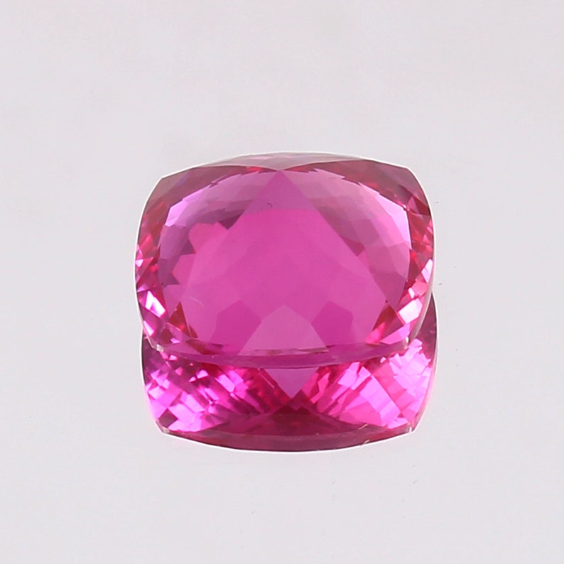 AAA 6.30 Ct Flawless Ceylon Pink Sapphire Loose Cushion Gemstone Cut Stunning Rare Jewelry & Ring Raw Fine Top Glamorous Quality Cut Stone
