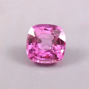 7.00 CT - AAA Flawless Ceylon Pink Sapphire Loose Cushion Gemstone Cut, Fine Quality Sapphire Ring & Beautifull Jewelry Making Gemstone Cut