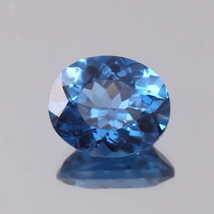 10 x 8 MM: onberispelijke indicolietblauwe Braziliaanse toermalijn ovaal losse edelsteen geslepen, uitstekende kwaliteit toermalijnring en sieraden maken