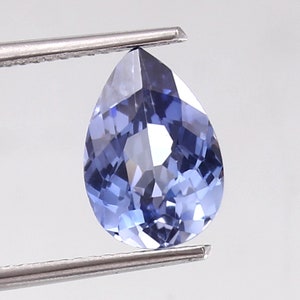 AAA Flawless Ceylon Pastel Blue Sapphire Loose Pear Gemstone Cut, Excellent Quality Sapphire Ring & Fine Jewelry Making Gemstone Cut 11x8 MM