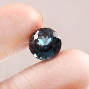 AAA Flawless Mozambique Blue Green Tourmaline Loose Round Gemstone Cut, Premium Quality Tourmaline Ring & Fine Jewelry Making Cut 11x11 MM
