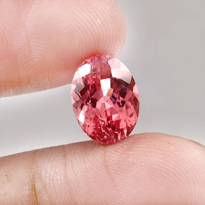 AAA Flawless Ceylon Padparadscha Sapphire Loose Oval Gemstone Cut, Fine Quality Sapphire Oval Ring & Jewelry Making Gemstone Cut 12x9 MM