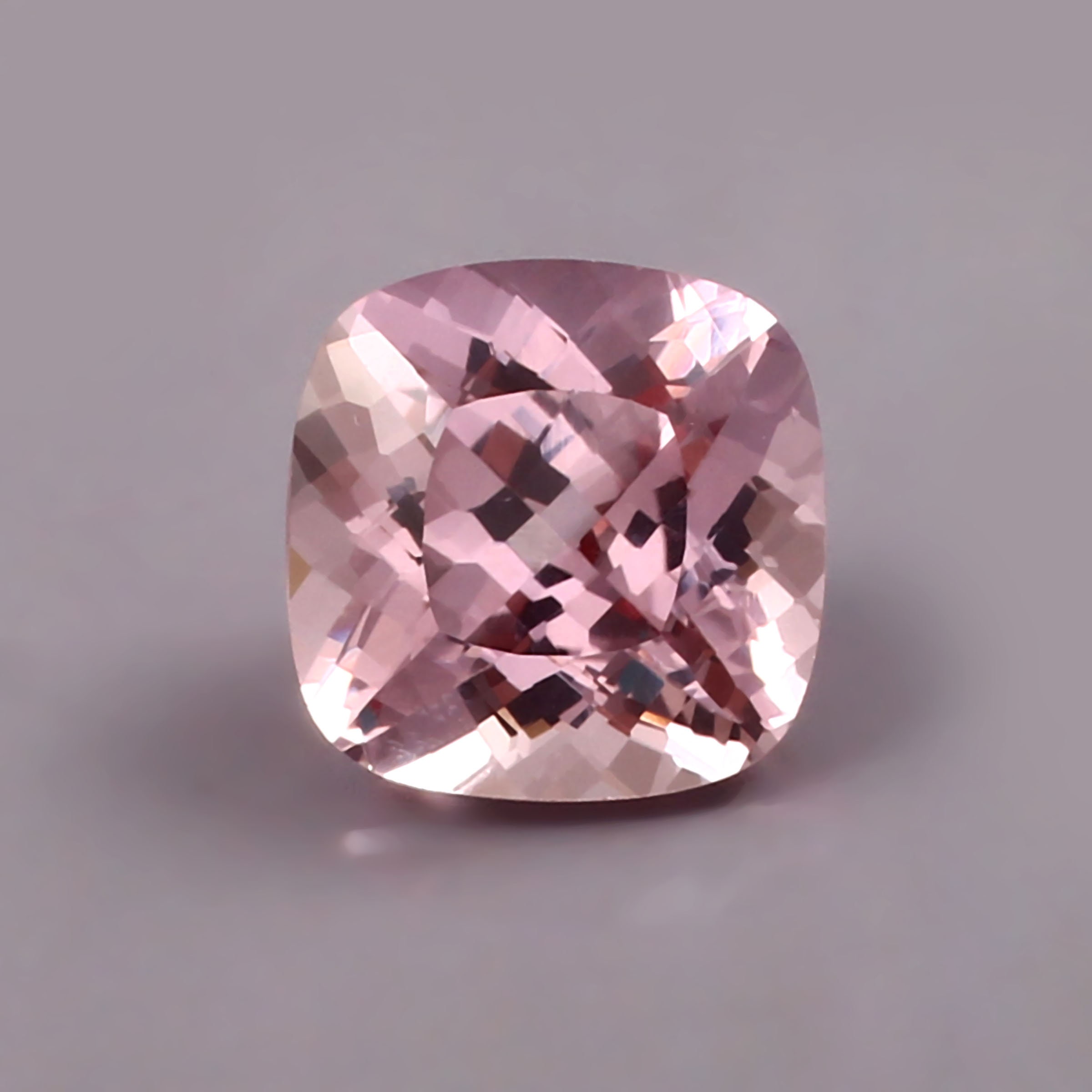 14mm AAA Pink Madagascar Morganite Cushion Cut Gemstone - Etsy 日本