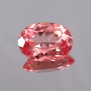 12x9 MM - AAA Flawless Peach Bi-Color Ceylon Padparadscha Sapphire Loose Oval Gemstone Cut, Fine Quality Sapphire Ring & Jewelry Making Cut