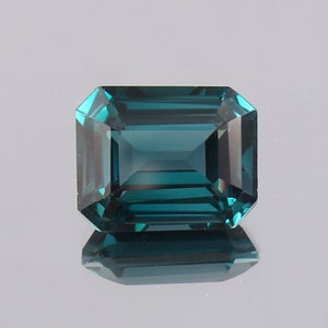 AAA Flawless Indicolite Blue Green Tourmaline Loose Radiant Cut Gemstone, Fine Quality Tourmaline Ring & Jewelry Making Gemstone Cut 10x8 MM