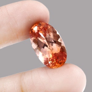 AAA Flawless Bi-Color Ceylon Padparadscha Sapphire Loose Oval Gemstone Cut, Excellent Quality Sapphire Ring & Jewelry Making Cut 18.10 Ct