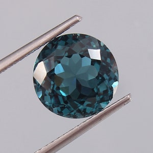 AAA 9x9 MM Flawless Blue Green Brazilian Tourmaline Loose Round Gemstone Cut, Blue Green Tourmaline Ring & Valentines&#39;s Jewelry Making Cut
