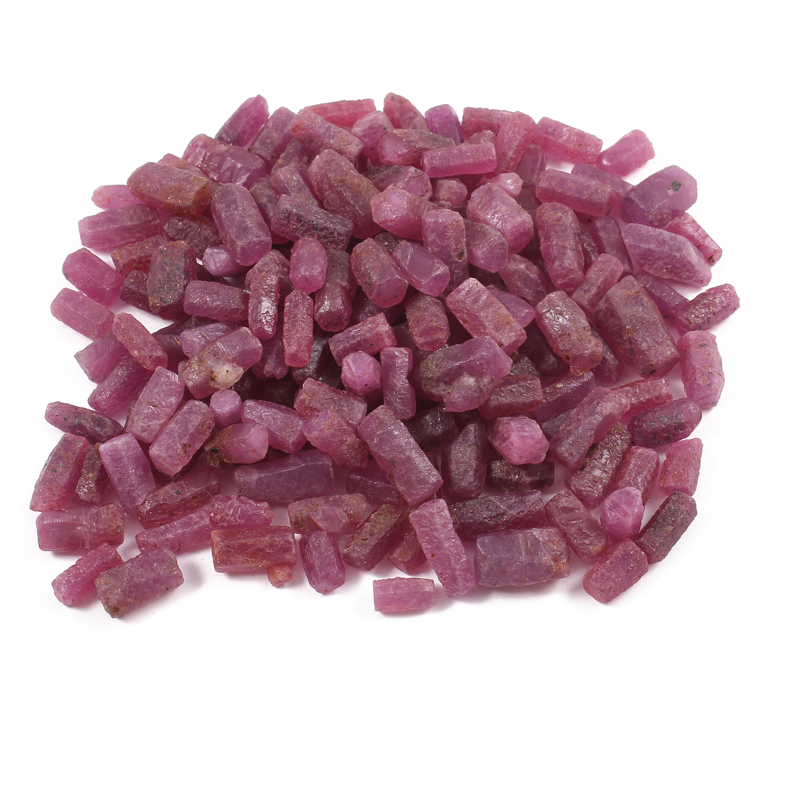 Ruby Stone Stick Natural Ruby Rough 6 to 11 MM Raw Gemstone Sticks, Earthmined Minerals ...