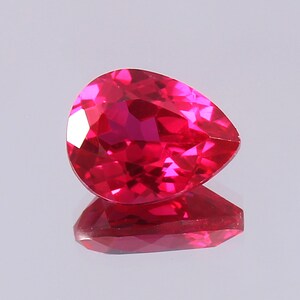 AAA Flawless Blood Red Mozambique Ruby Pear Loose Gemstone Cut, Excellent Quality Ruby Ring & Fine Jewelry Making Gemstone Cut 7x5 MM
