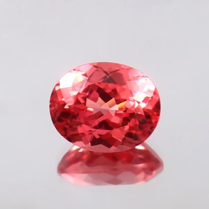 10x8 MM - AAA Flawless Ceylon Padparadscha Sapphire Loose Oval Gemstone Cut, Excellent Quality Sapphire Ring & Fine Jewelry Making Gemstone