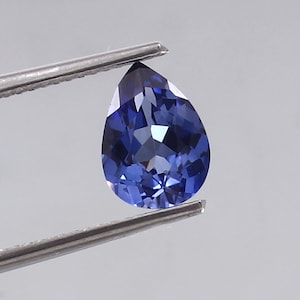 AAA Flawless Ceylon Blue Sapphire Loose Pear Gemstone Cut, Fine Quality Calibrated Sapphire Ring & High Jewelry Making Cutstone 9x7 MM